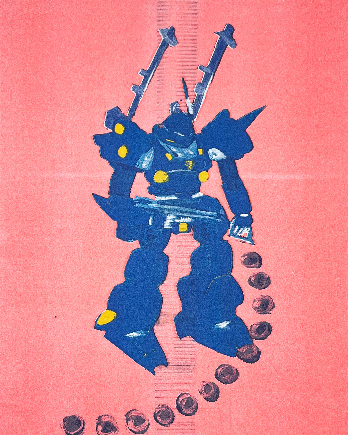 Kämpfer Chain Mines Risograph