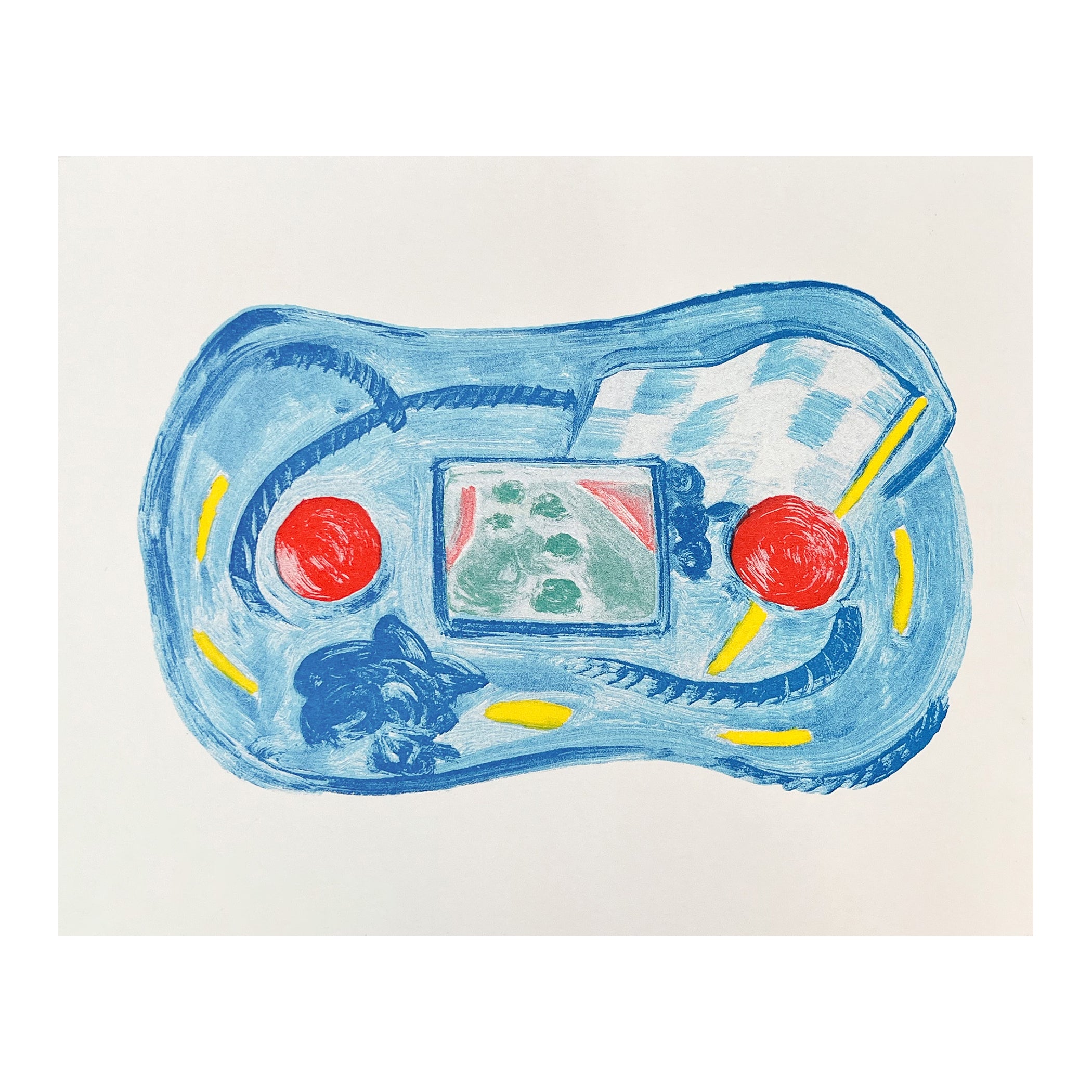 Sonic's Speedway Risograph