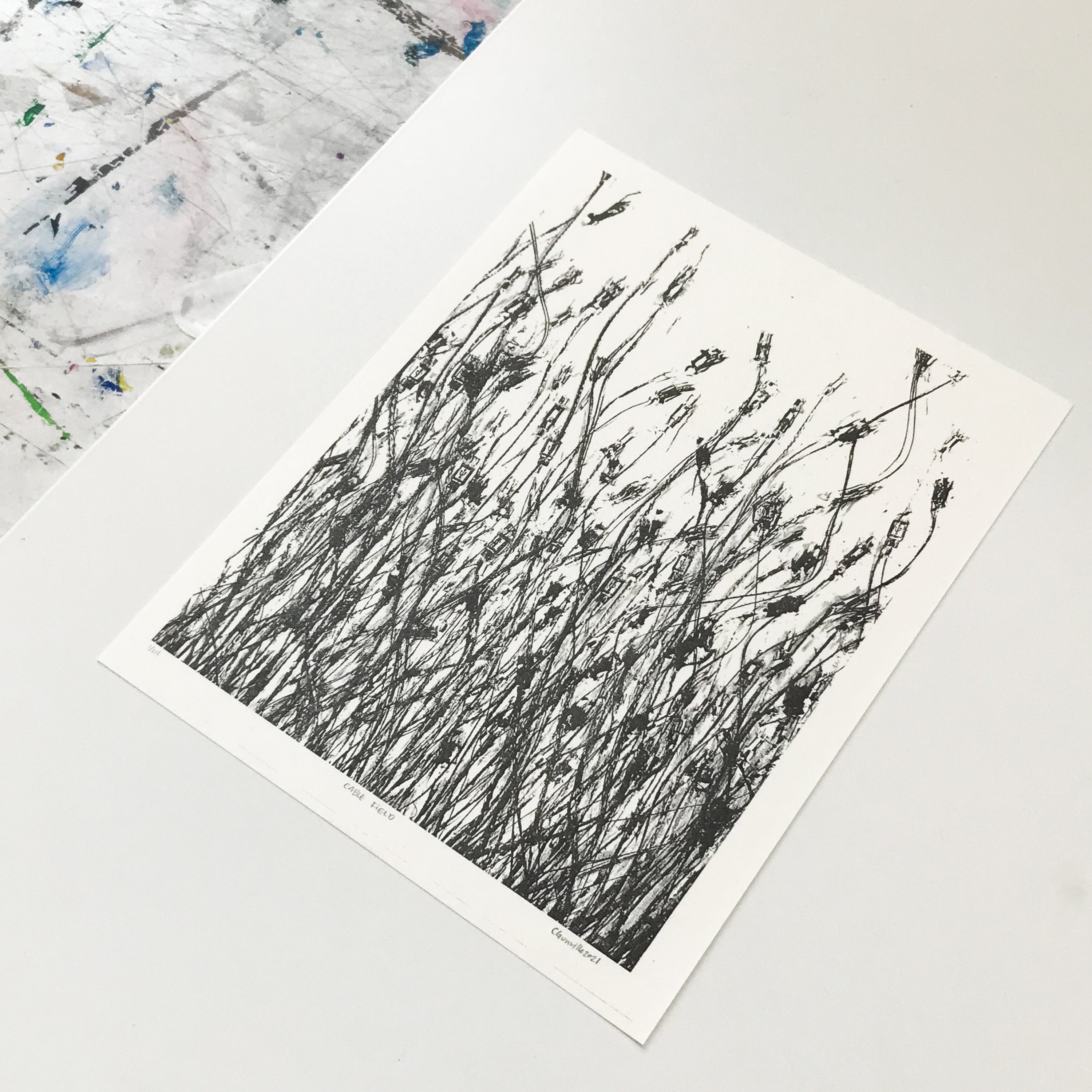 Cable Field Risograph