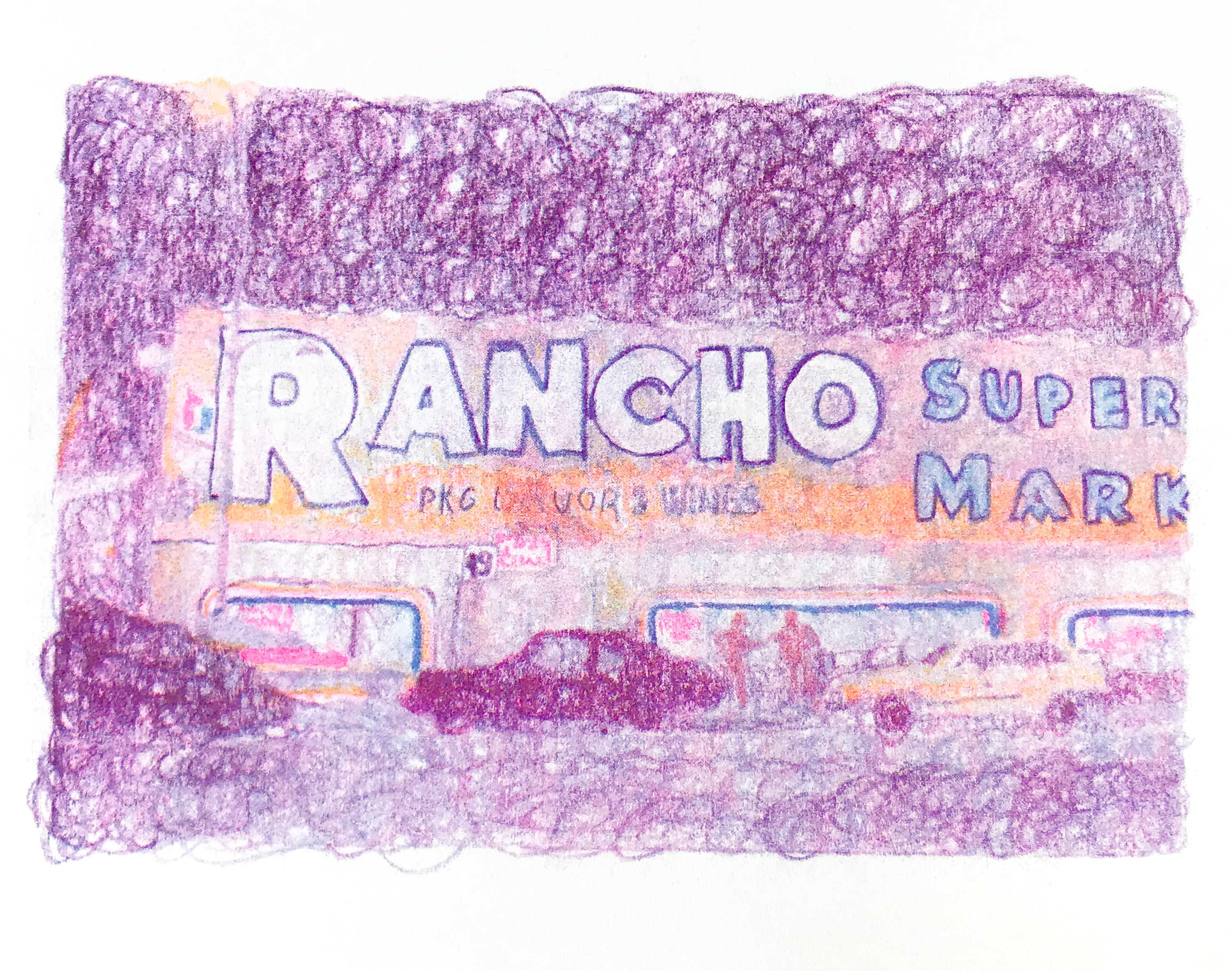 Rancho Supermarket Risograph