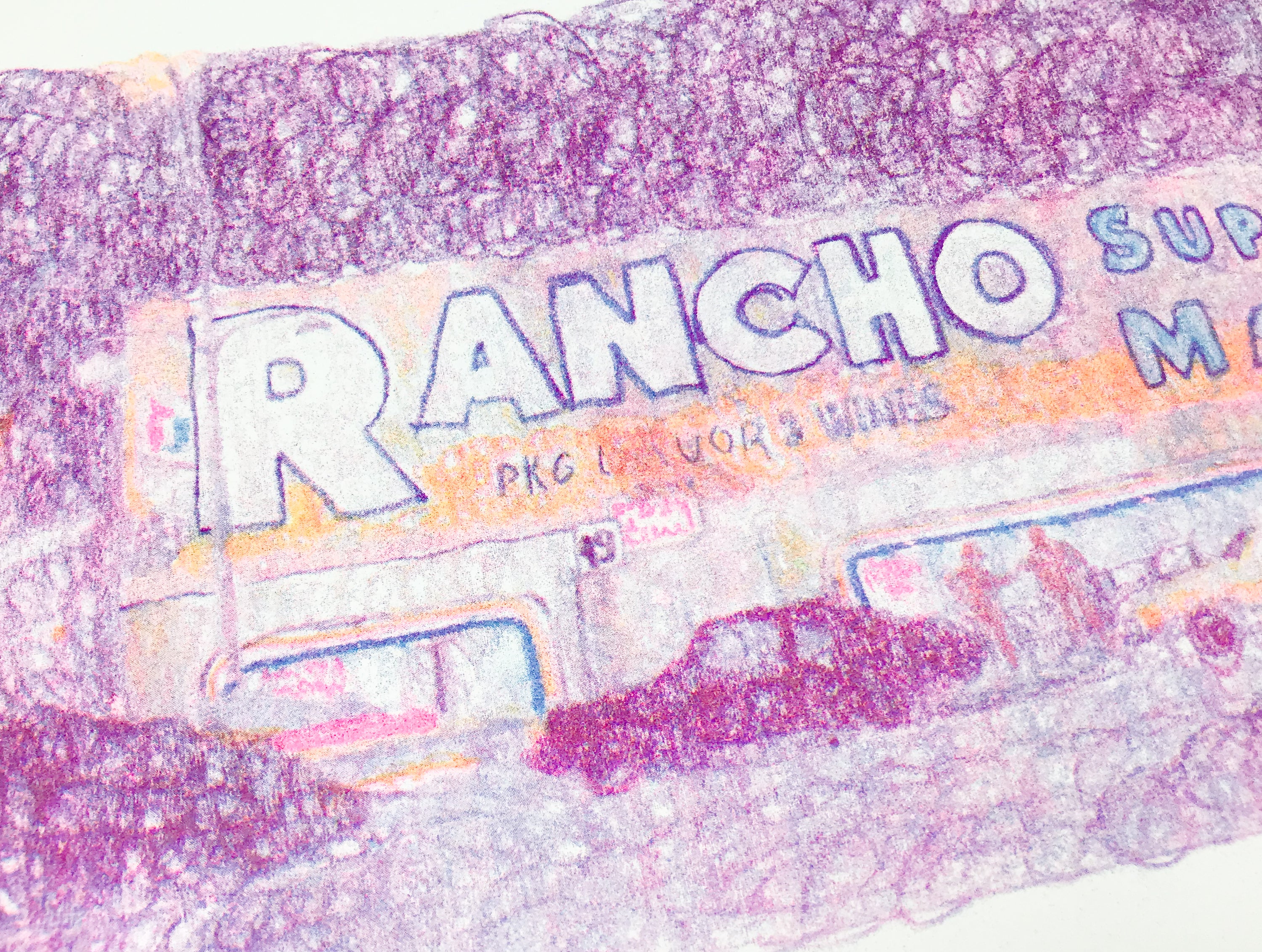 Rancho Supermarket Risograph