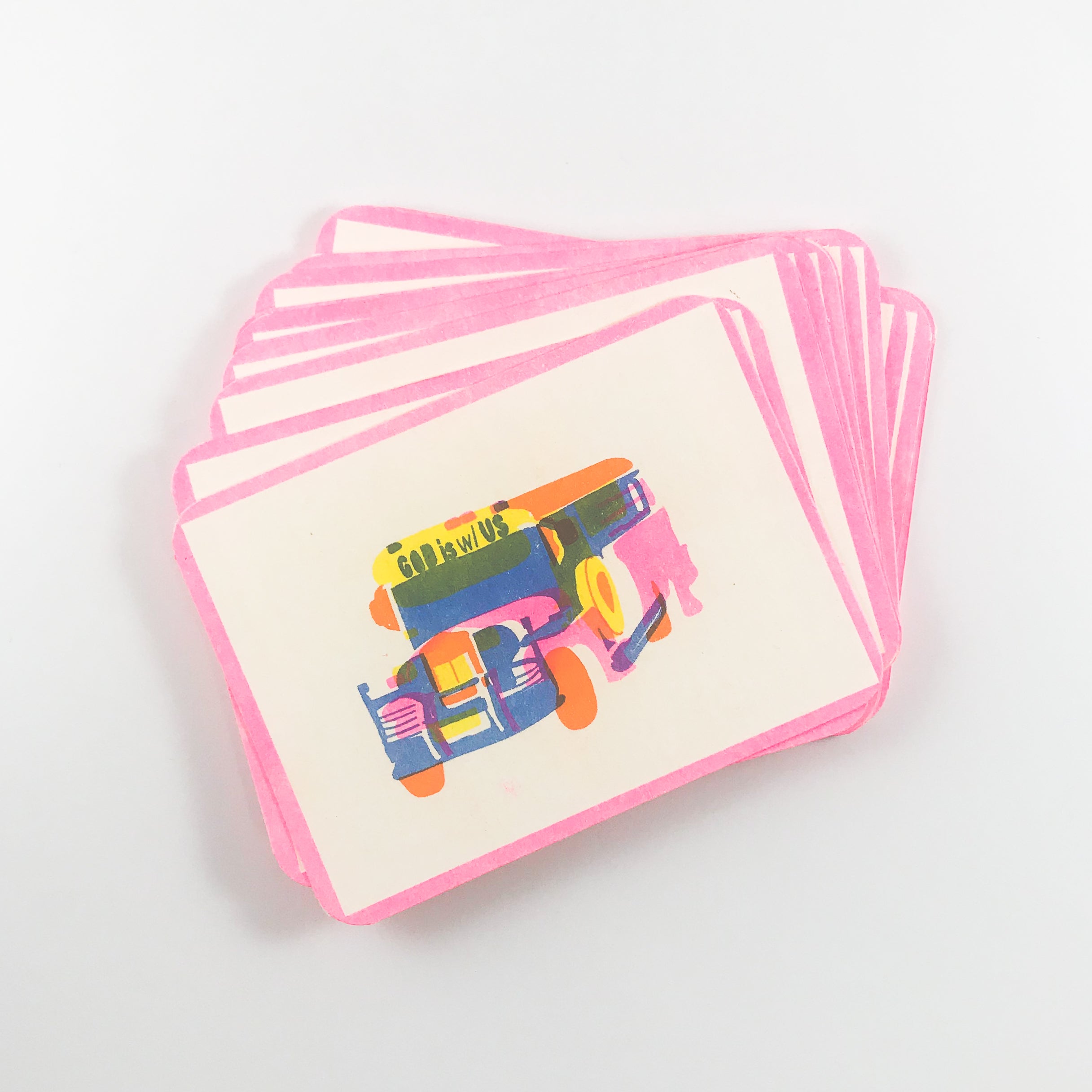 Jeepney Risograph Trading Card Pack