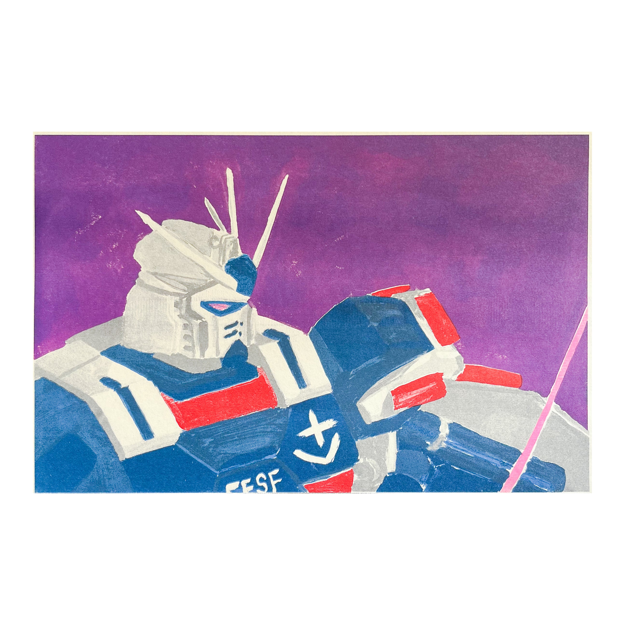 Gundam Thunderbolt 2 Risograph