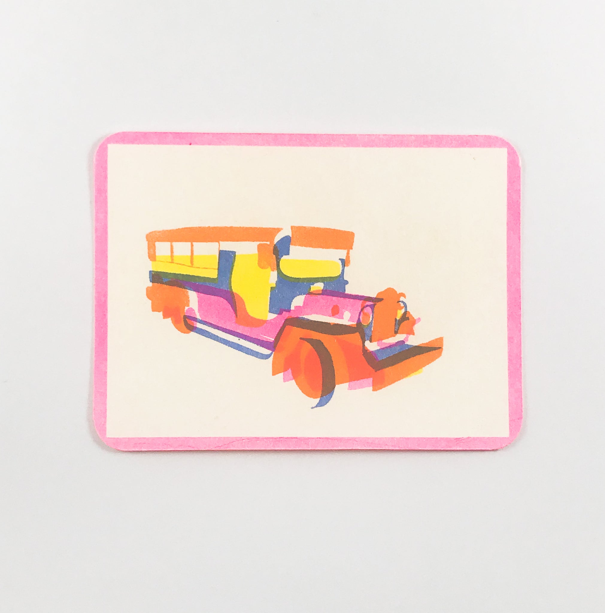 Jeepney Risograph Trading Card Pack